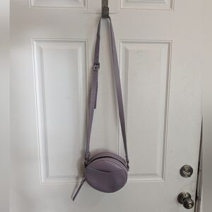 Portland Leather Small Purple Lilac Circle Bag